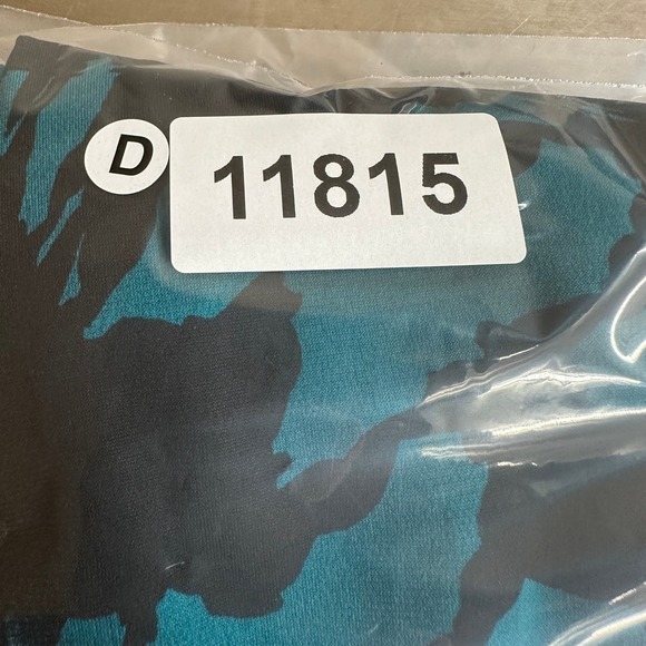 Susan Graver Liquid Knit Teal Black Abstract Stretch 3/4 Sleeve‎ Dress Size XL - Picture 7 of 7